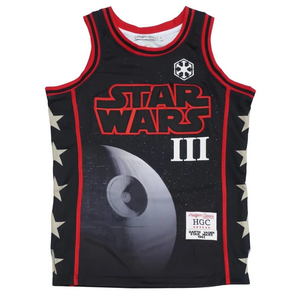 Star Wars Men's Headgear Classics Embroidered Basketball Jersey - Darth Vader